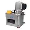 Electrically operated MFE gear pump for liquid grease